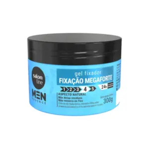 Gel Fixador Mega Forte Men Essence Salon Line 300g