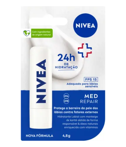 Hidratante Labial Med Repair Nivea FPS 15