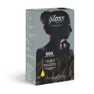 Kit Tonalizante Hidra Gloss 600 Louro Escuro Acquaflora