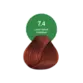 Coloração Creme Permanente Vegana 7.4 Louro Natural Acobreado Acquaflora