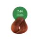 Coloração Creme Permanente Vegana 7.44 Louro Natural Cobre Intenso Acquaflora