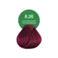 Coloração Creme Permanente Vegana 8.26 Louro Claro Violeta Vermelho (MARSALA) Acquaflora