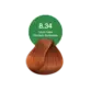 Coloração Creme Permanente Vegana 8.34 Louro Claro Dourado Acobreado Acquaflora
