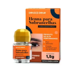 Henna Della & Delle Castanho Médio 1,5g