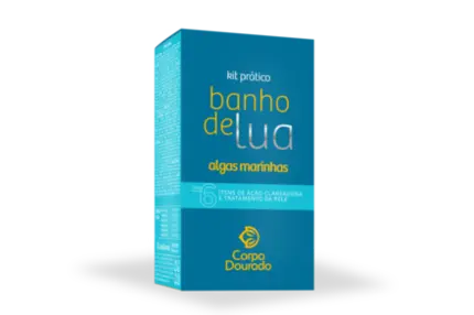 Kit Prático Banho de Lua Corpo Dourado