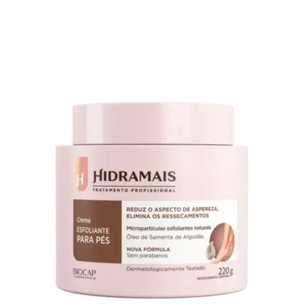 Creme Esfoliante Para Pés Hidramais 220g