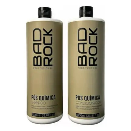 Kit Pós-Química Bad Rock Hanova Sh+Cond 1L