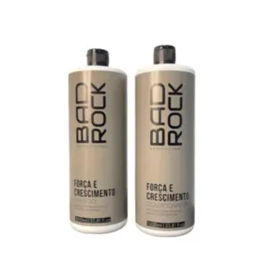 Kit Força e Crescimento Bad Rock Hanova Sh+Cond 1L